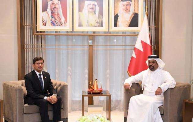 معالي وزير المالية والاقتصاد الوطني يستقبل سفير النيبال لدى مملكة البحرين